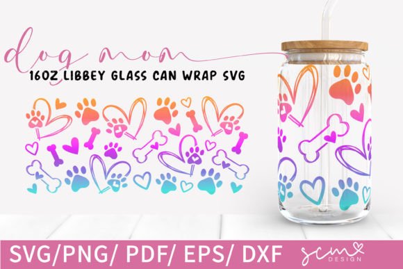 Dog Paws 16oz SVG: A Versatile Design Asset for Crafts and Branding