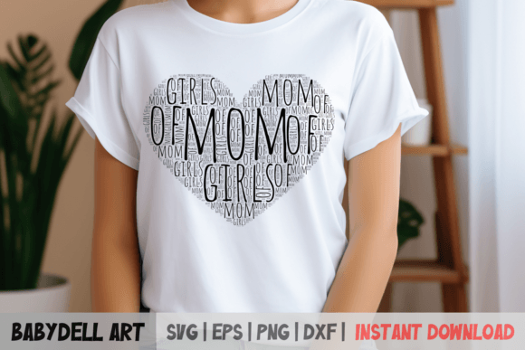 Mom of Girls SVG: A Versatile Graphics Asset for Crafts and Mother’s Day Projects