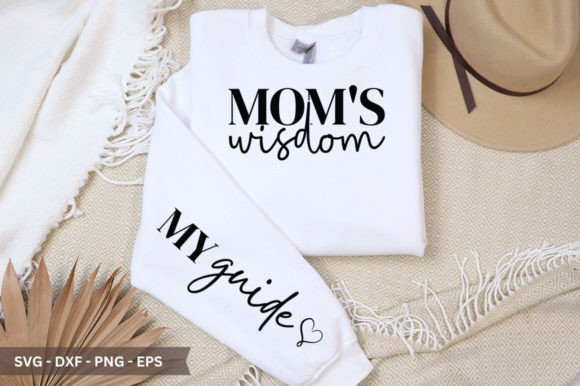Mom’s Wisdom Sleeve SVG: A Versatile Graphic Design Asset for Crafts and Branding