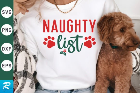 Naughty List SVG Design: Graphics for Crafts