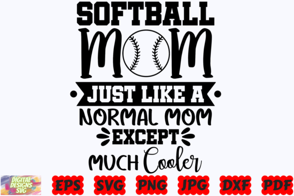 Softball SVG Sport SVG for Crafts and Graphics